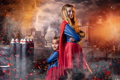 superhero photoshoot experience