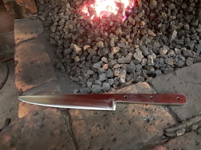 Forge a knife