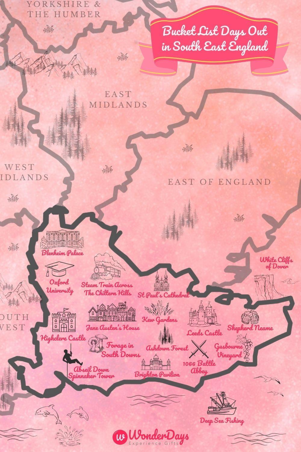 Bucket List Days Out in South East England