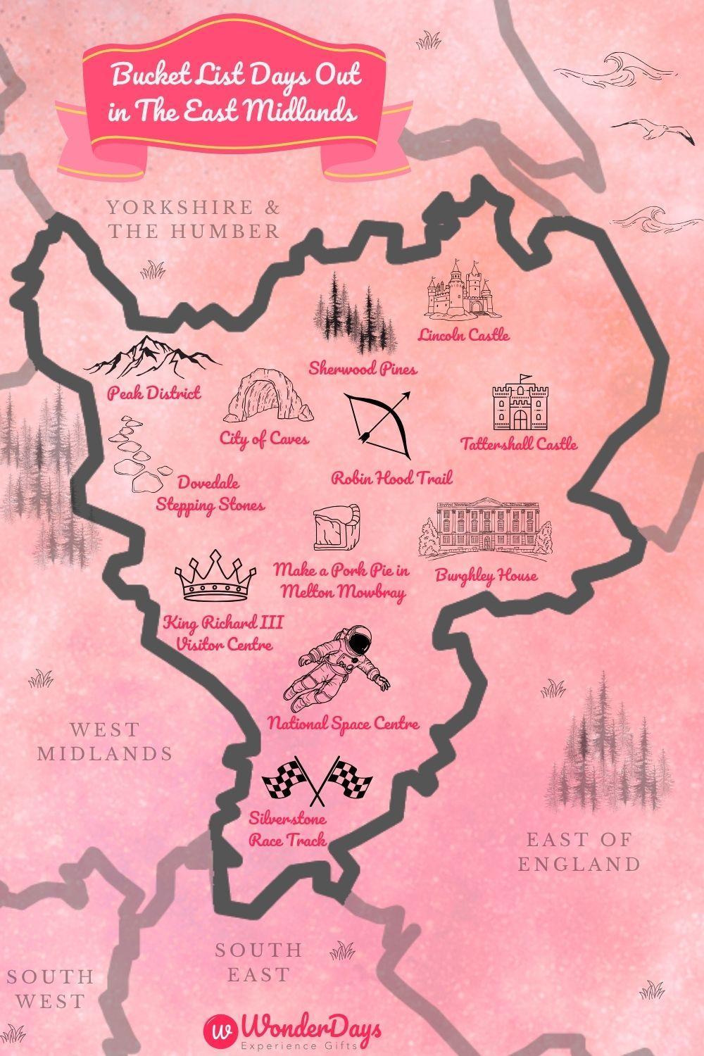 Bucket List Days Out in The East Midlands