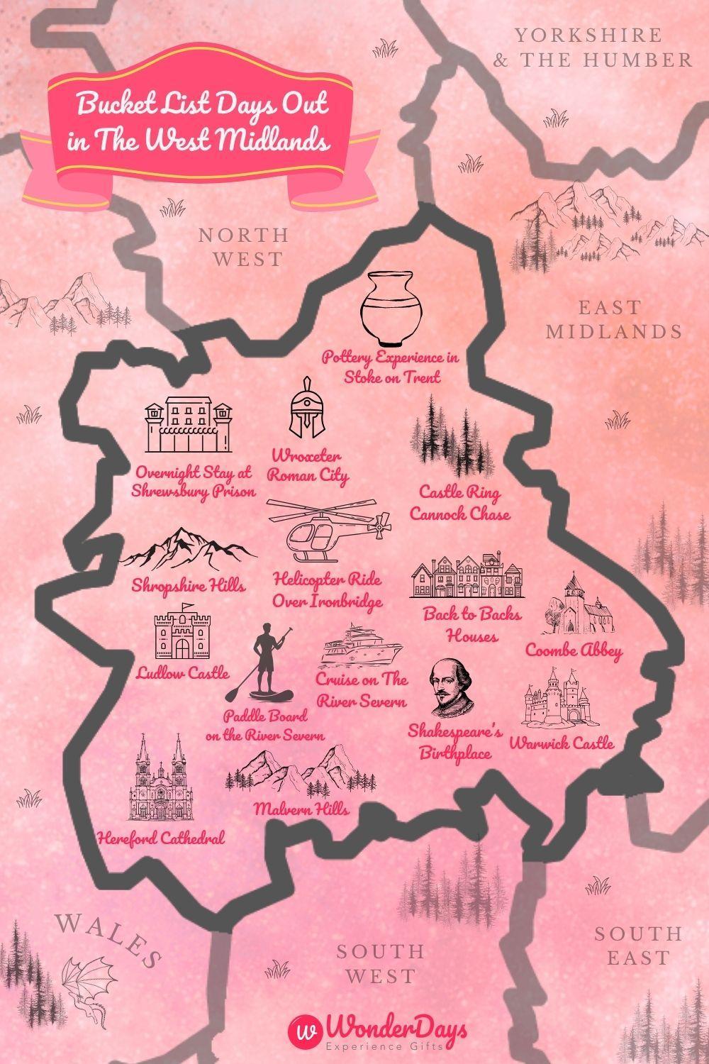 Bucket List Days Out in The West Midlands