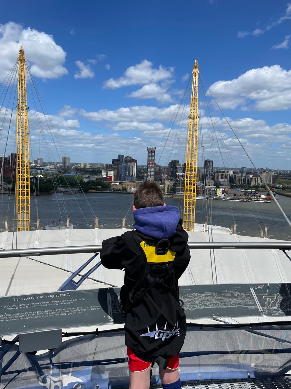up at the o2 for Mother's Day