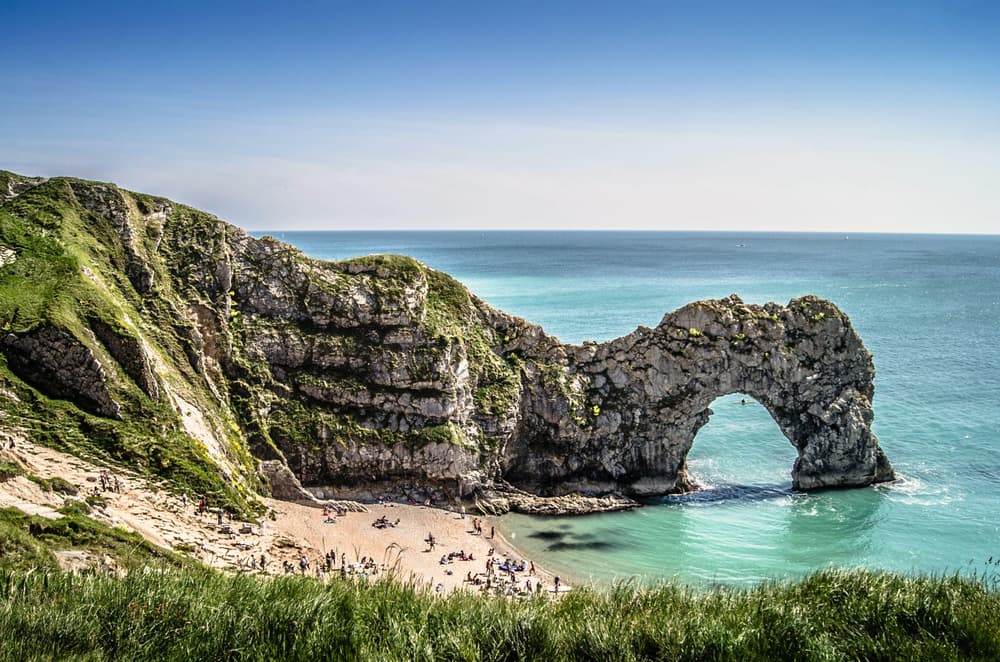 Jurassic coast in dorset