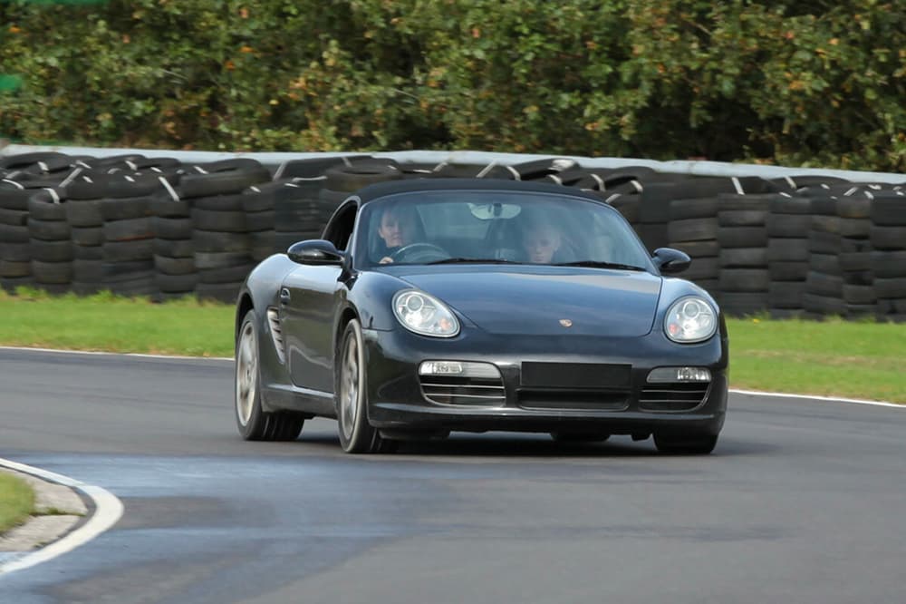 young driver Porsche