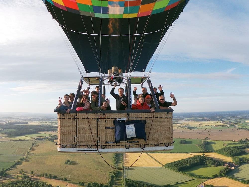 hot air balloon basket