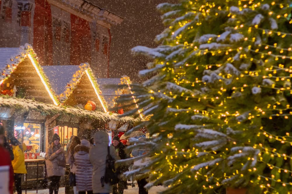 Chester christmas market tree