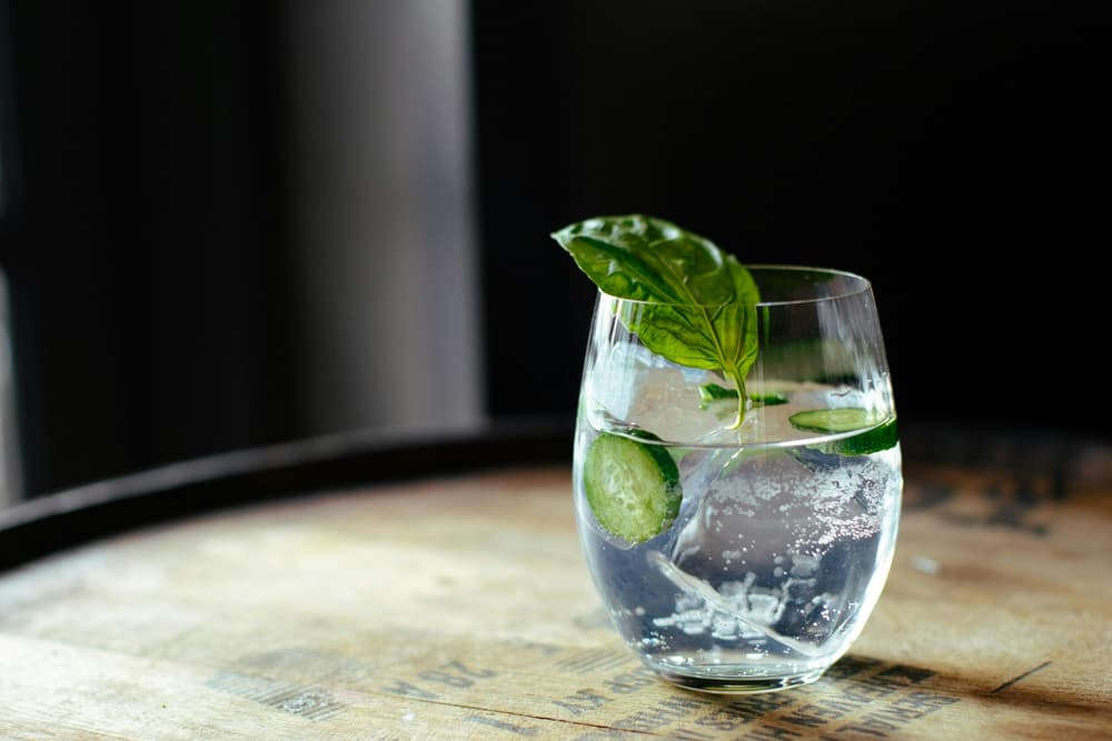 glass of gin