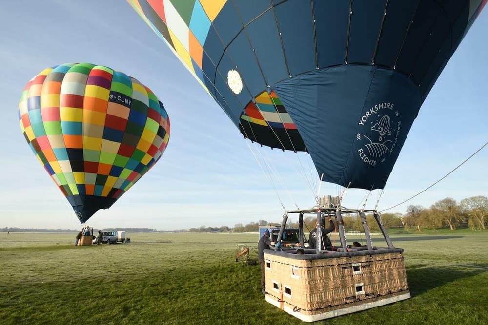 Hot air balloon ride