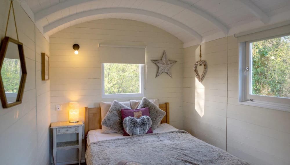 Interior of a shepherds hut