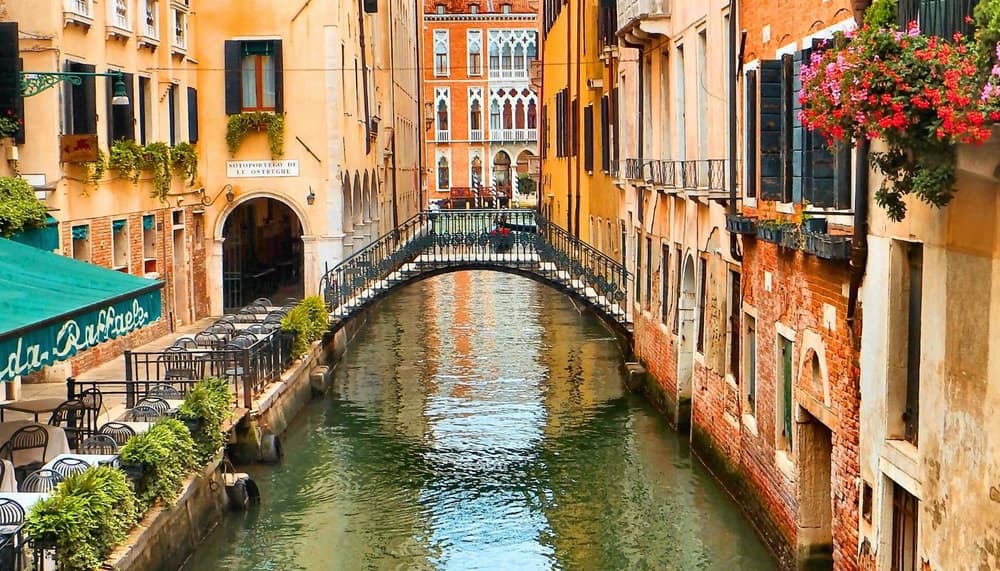 Venice canal in italy