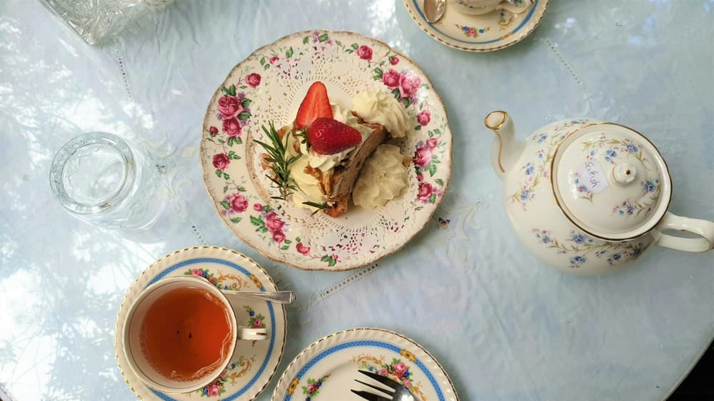Vintage afternoon tea