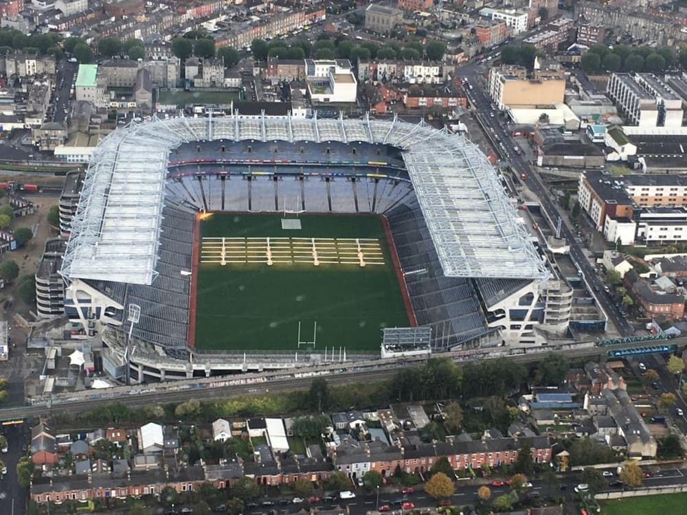 football stadium helicopter tour