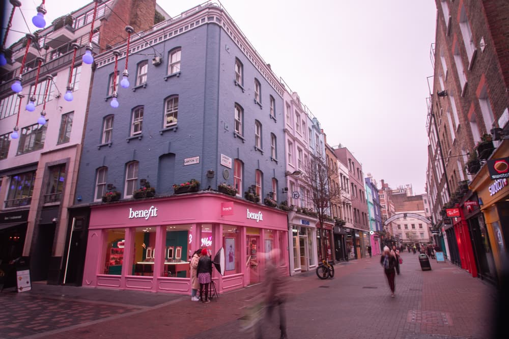 Carnaby street in london