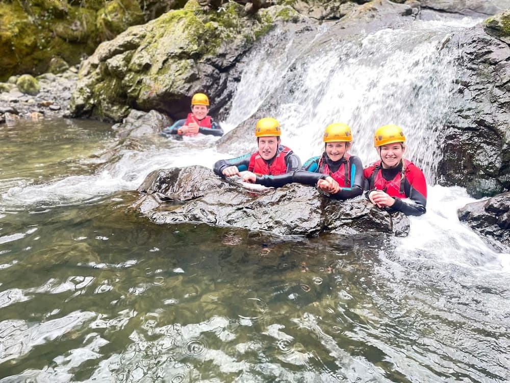 Group canyoning experience