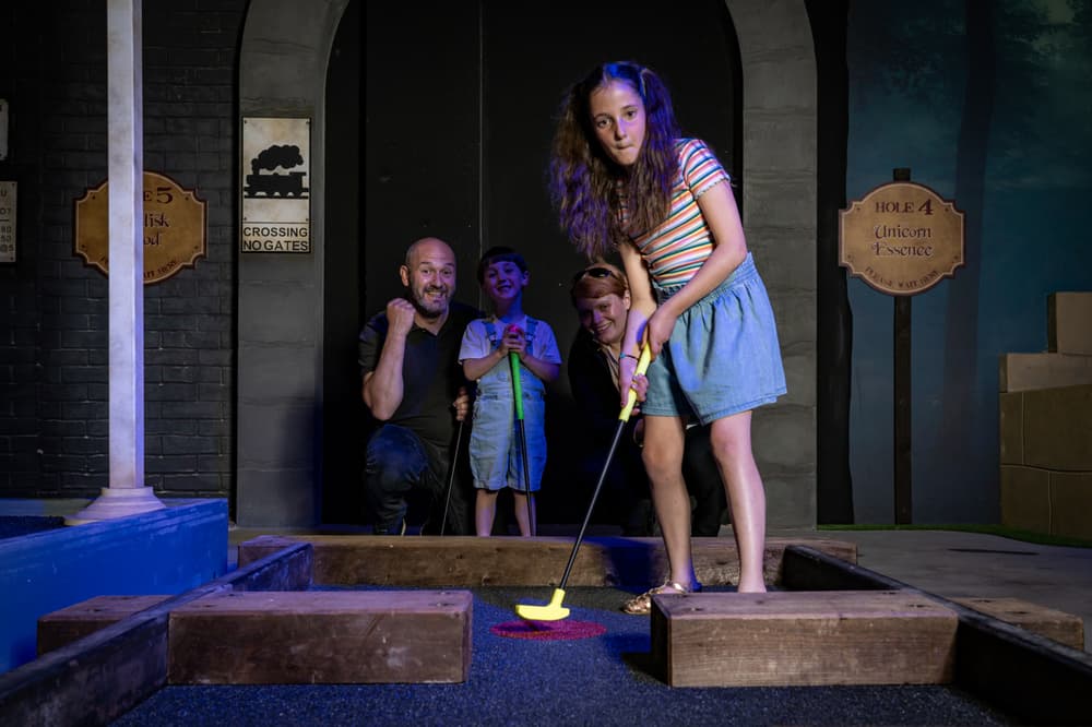 magical wizard crazy golf experience in blackpool