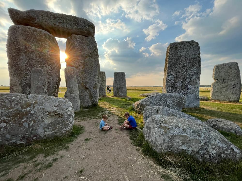 Inner circle at stonehenge