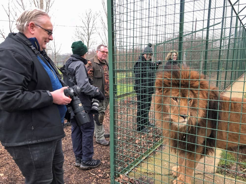 photography workshop at the big cat sanctuary