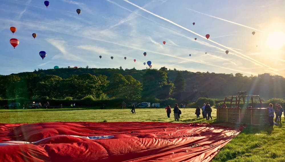 hot air balloon festival