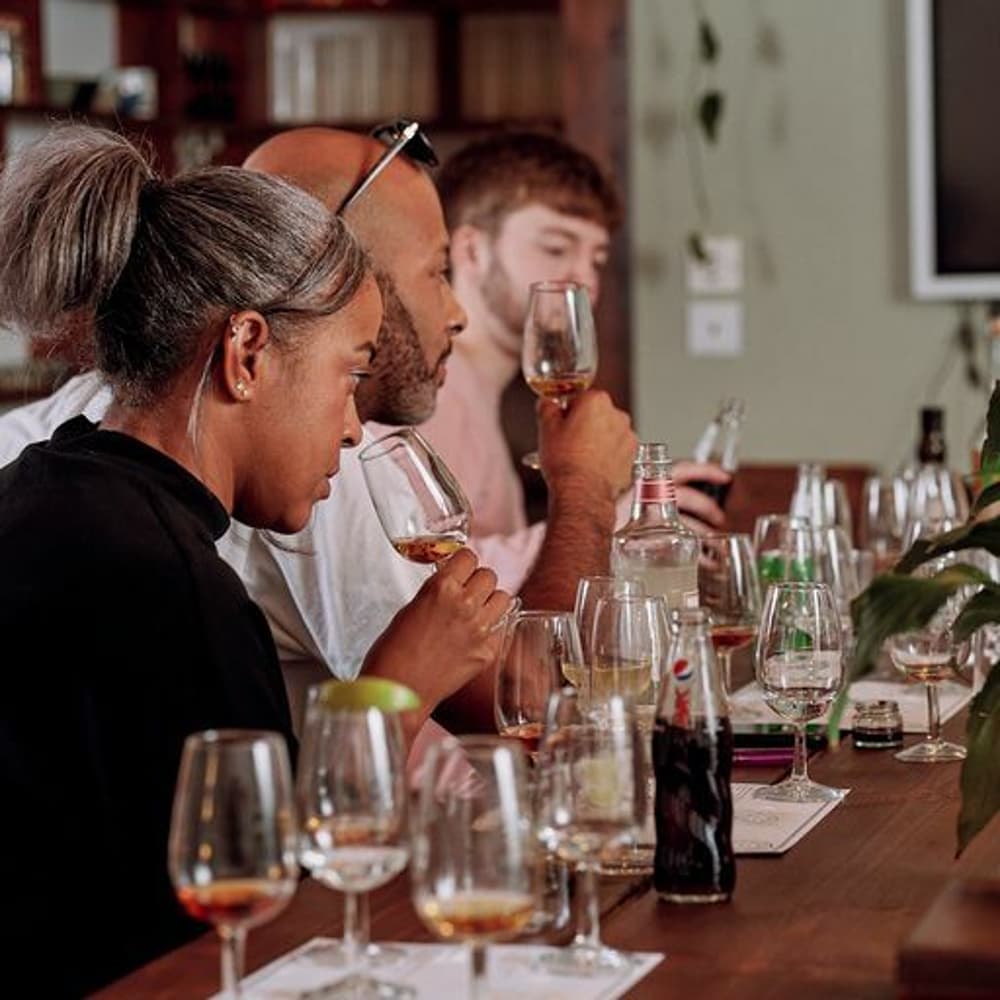 Whisky tasting enjoying tipple