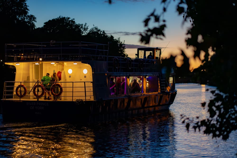 floodlit york river cruise