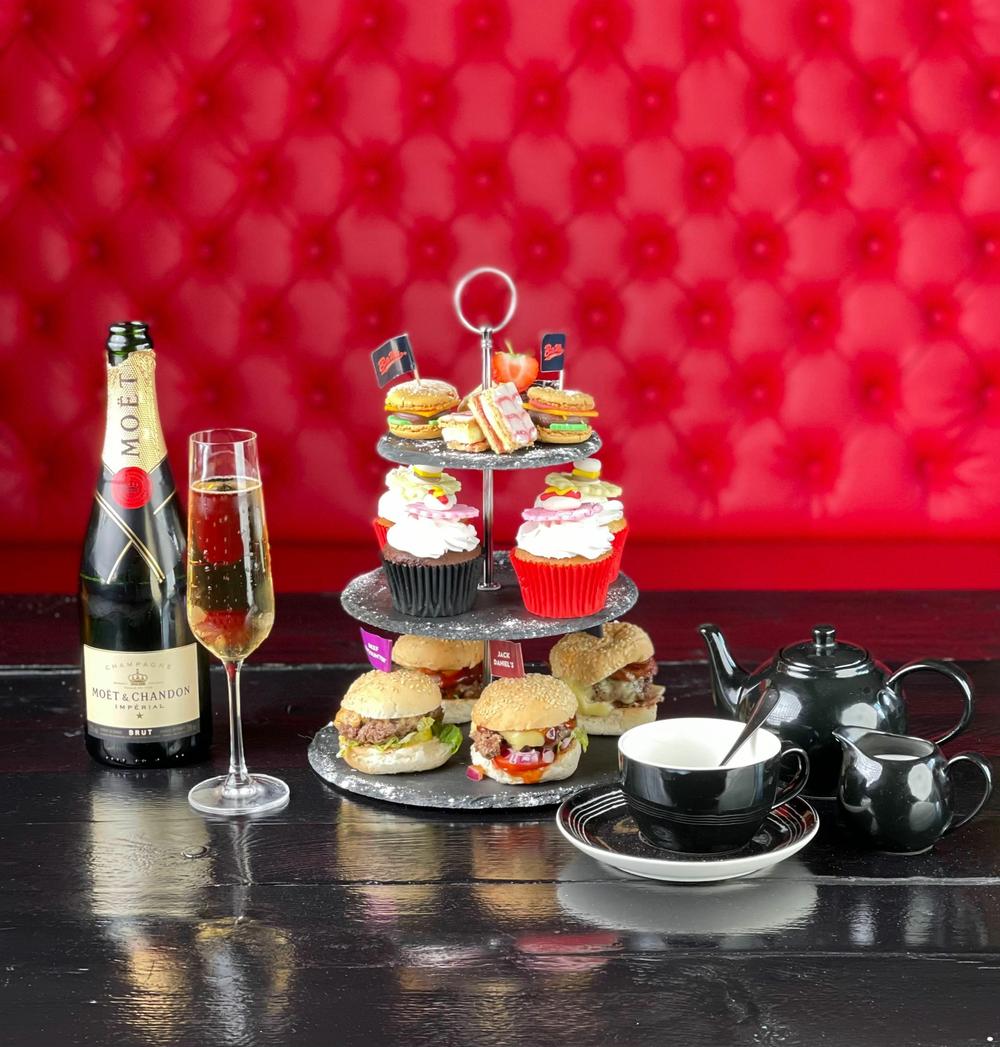 Afternoon tea with sliders