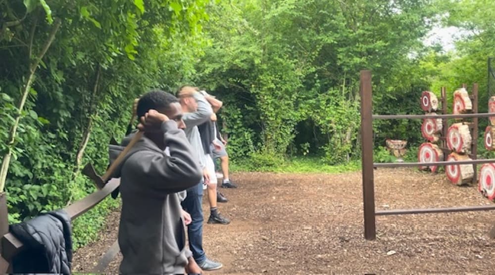 Axe throwing