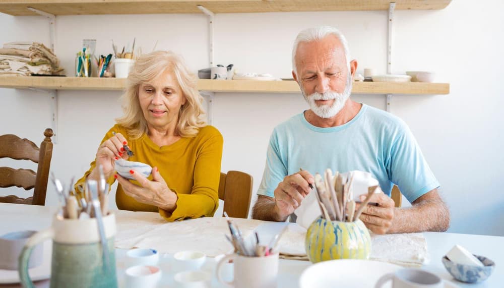 Couples pottery class 1