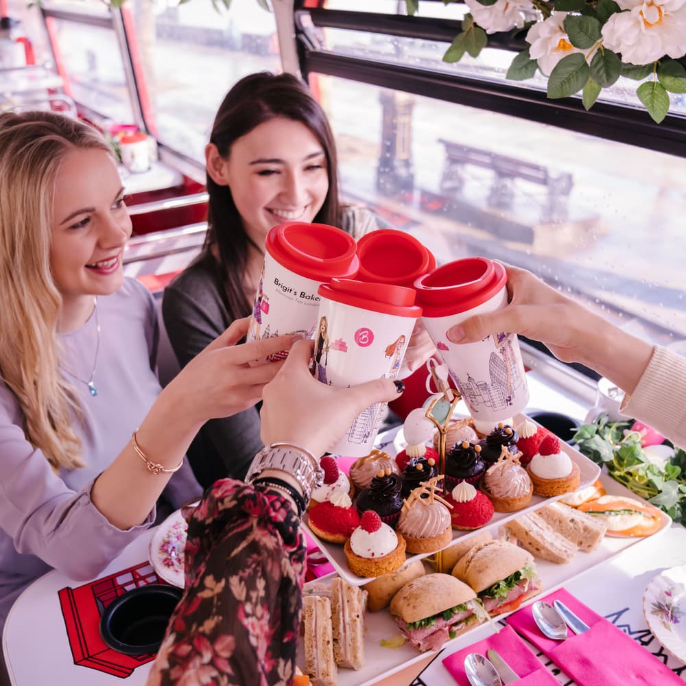 afternoon tea bus tour in london by b bakery
