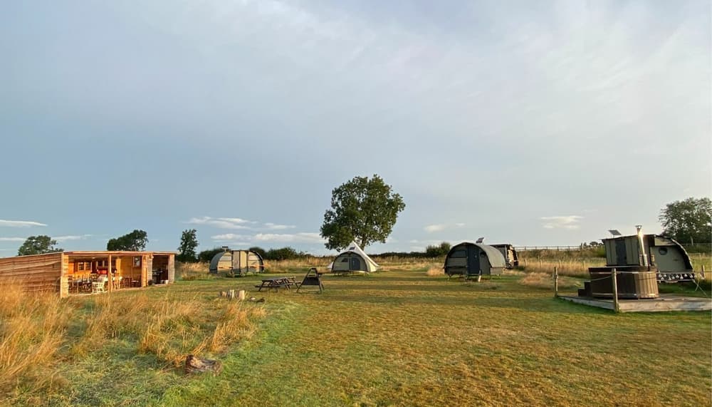 Group glamping site