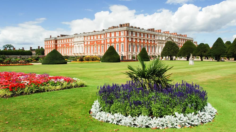 Hampton court garden views