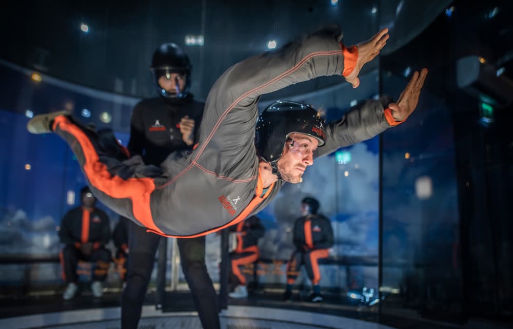 Indoor skydiving experience