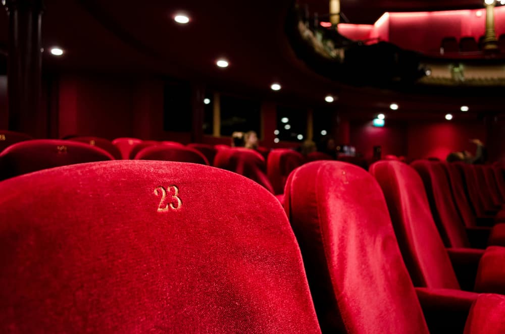 red velvet seats in a theatre