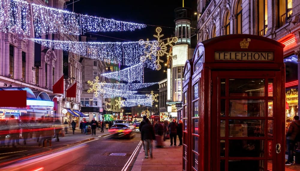 London at christmas