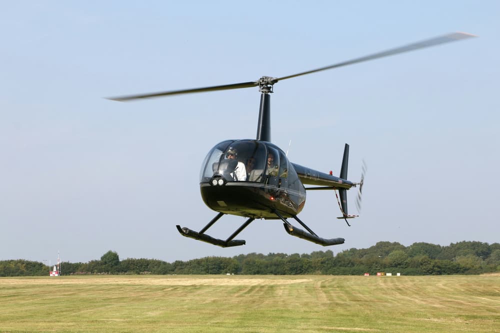 Private helicopter flight experience