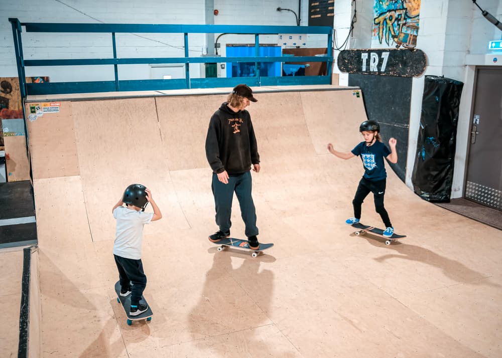Skateboard lesson for two newquay
