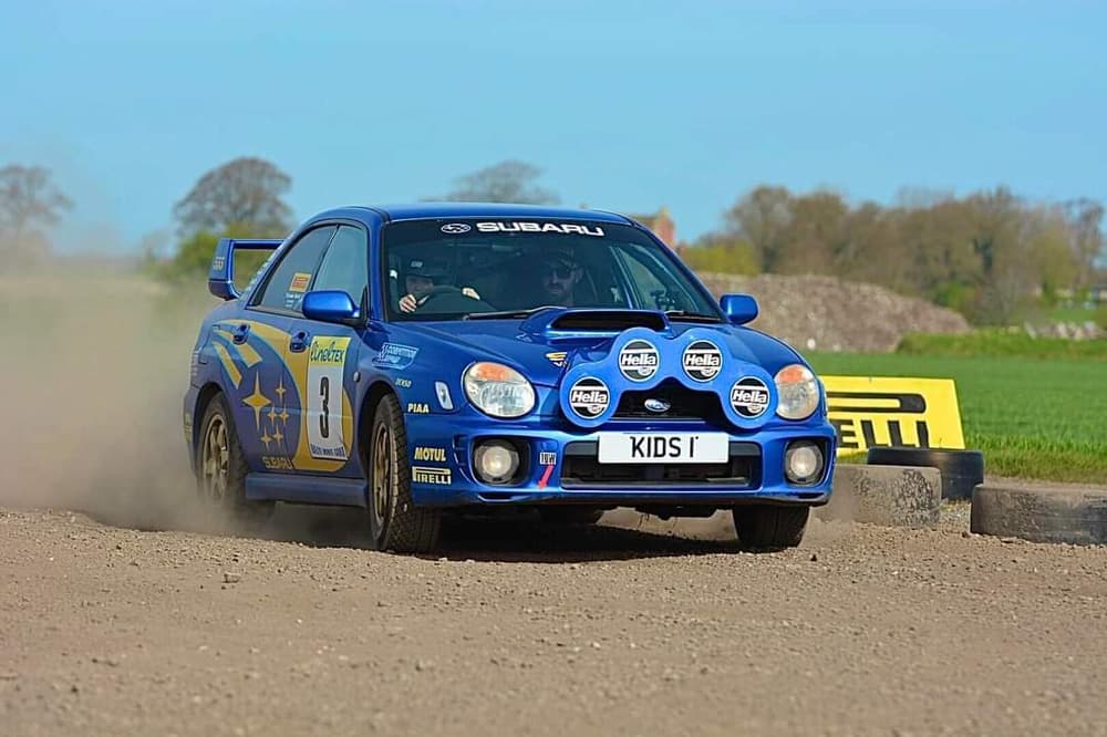 Subaru rally driving experience