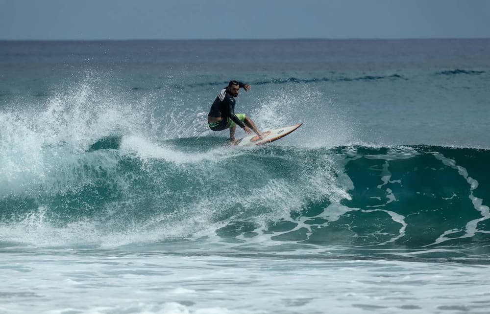 Surfer in the sea