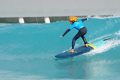 the wave surfing experience