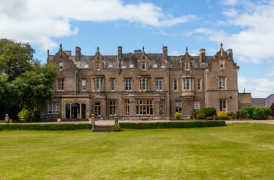 the front of a country house hotel in hertfordshire