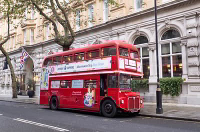 bombay sapphire gin lovers afternoon tea bus tour in london