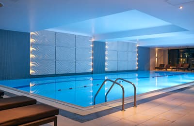 swimming pool at the crowne plaza hotel in reading