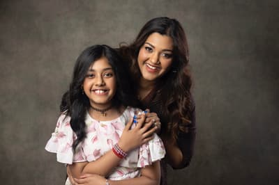 catwalk mother and daughter photoshoot