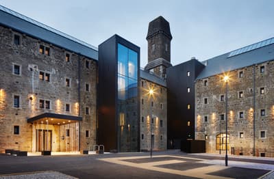 front of the bodmin jail hotel