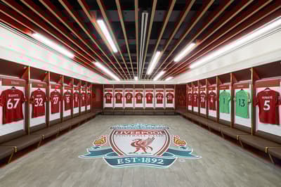 The Liverpool FC Stadium Tour Dressing Room 3 2
