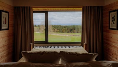two nights cabin yurt stay in yorkshire