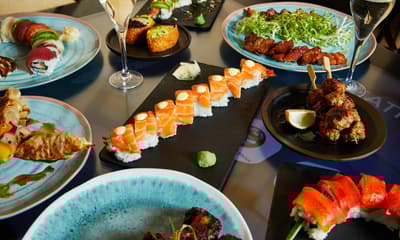 unlimited asian tapas and sushi