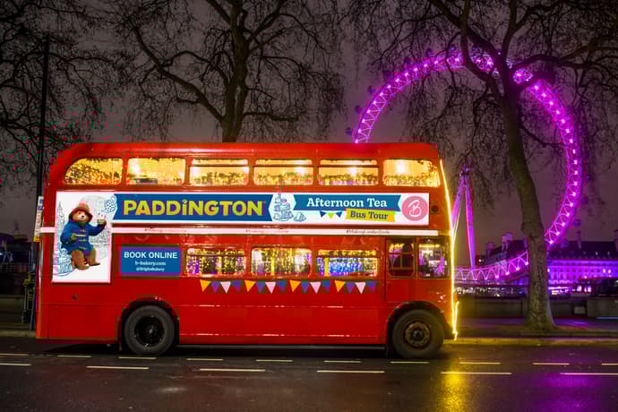 paddington christmas afternoon tea tour london eye