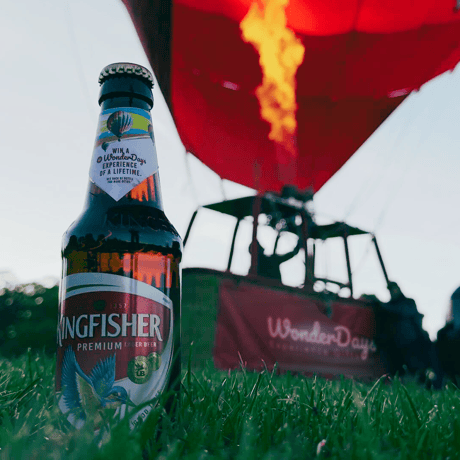 Kingfisher beer wonderdays collab