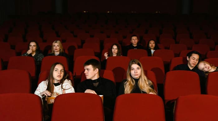 People in cinema