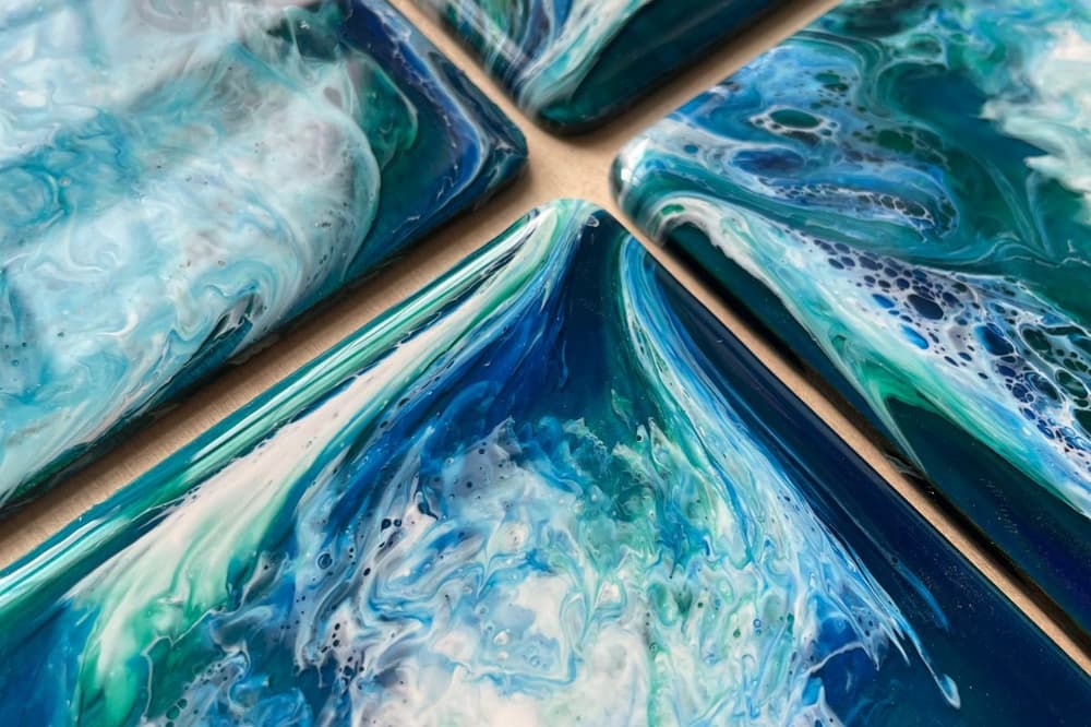 Epoxy resin seascape